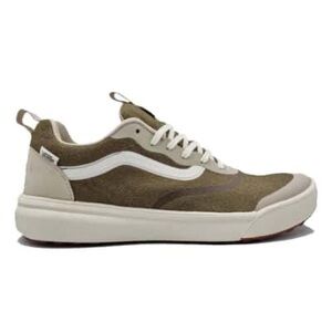 Vans Ultrarange Khaki and White Sneakers (Unisex)
